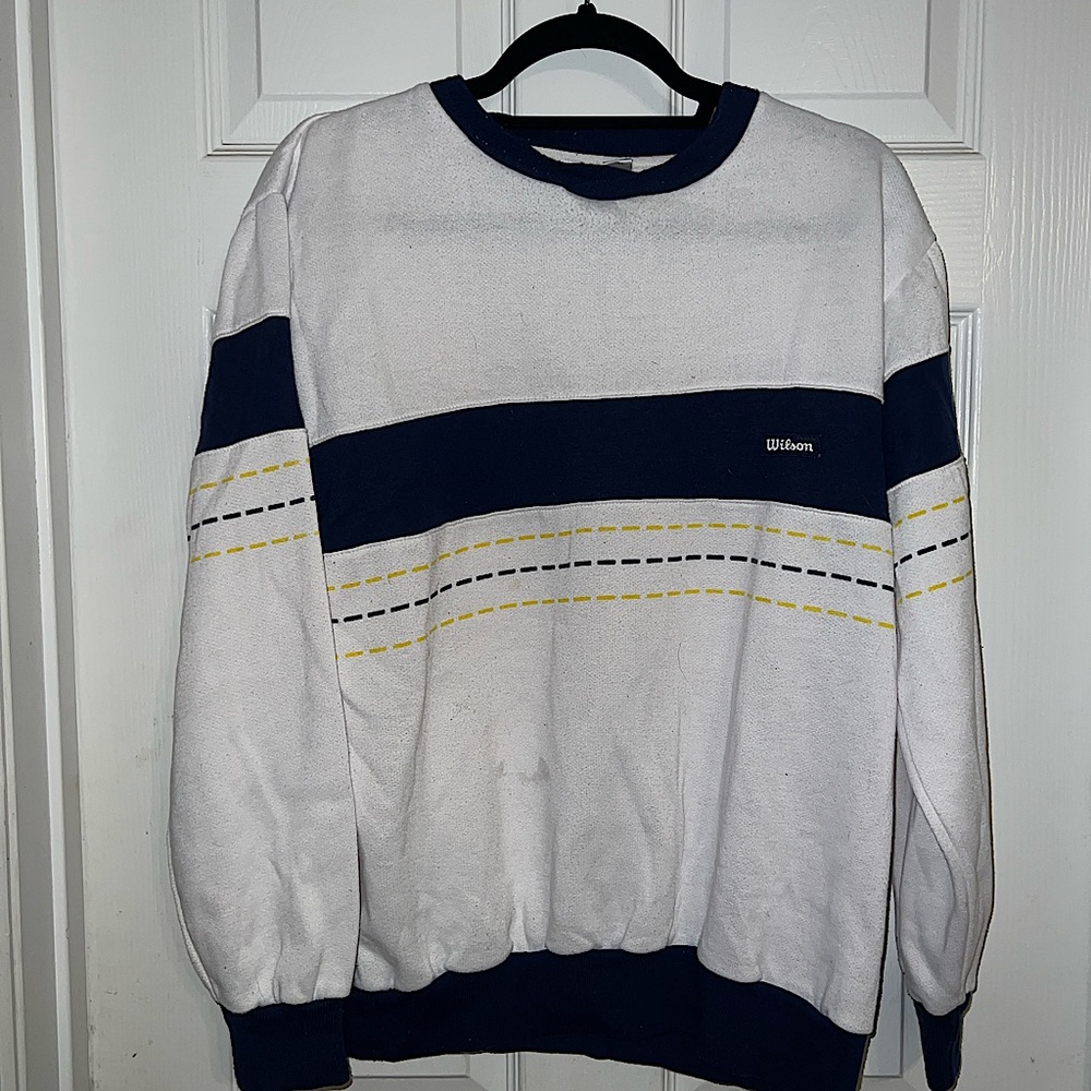 Vintage Wilson Sweatshirt Size Large